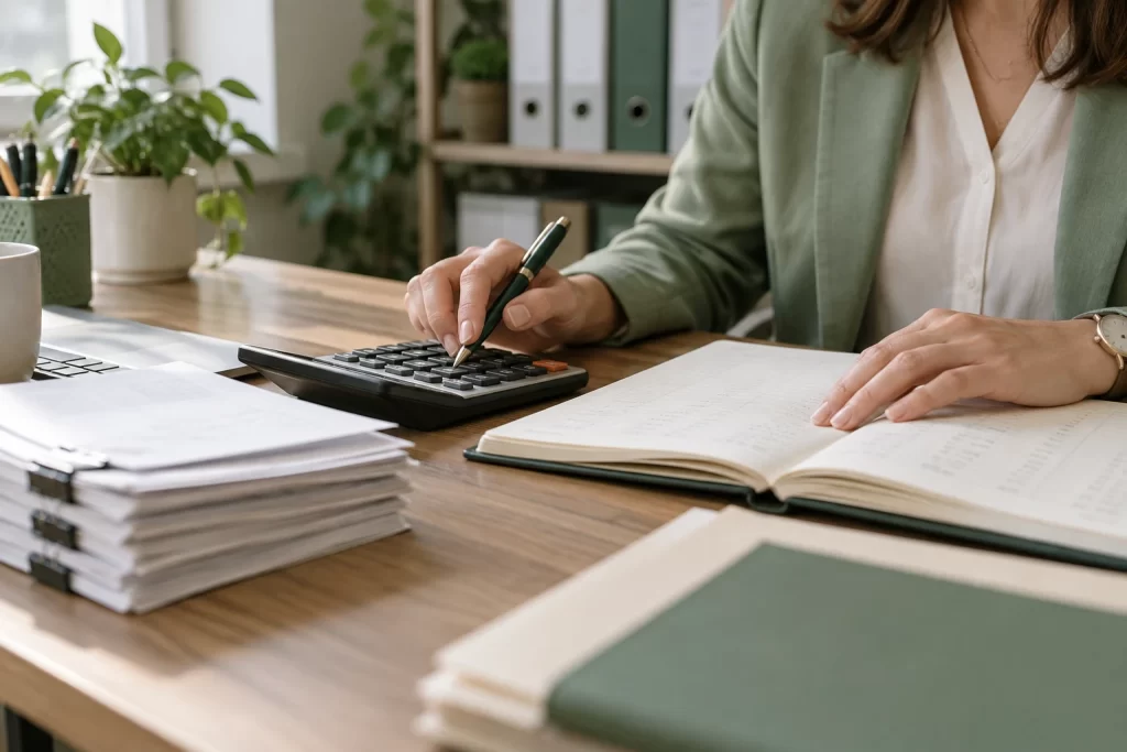 Calcularea facturilor la un birou de contabilitate